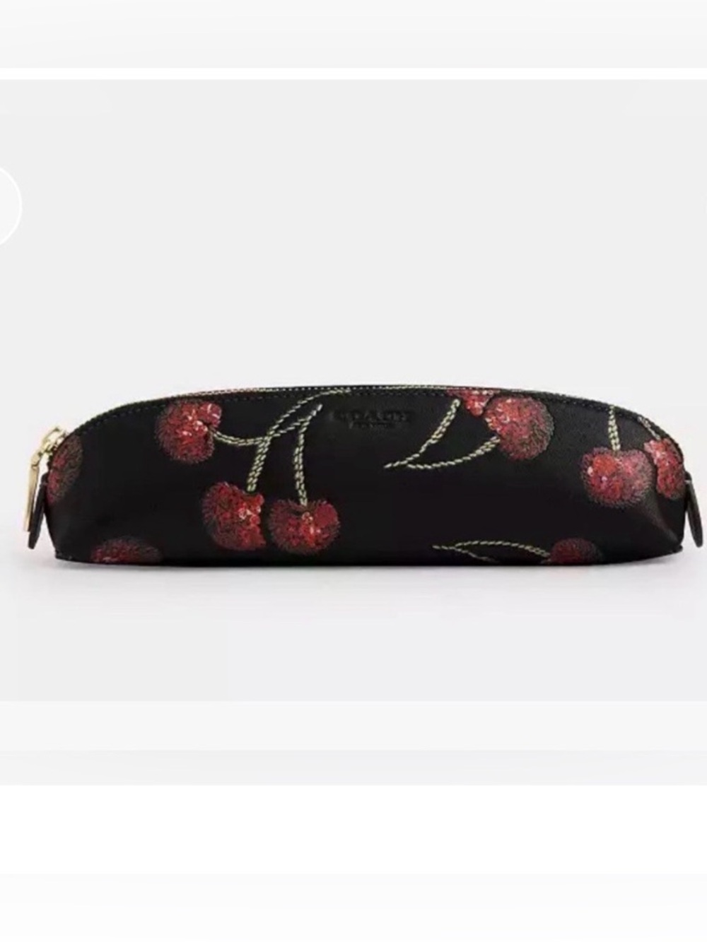 Coach Pencil Case With Cherry Print